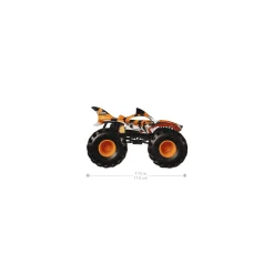 Hot Wheels Monster Trucks Tiburón Tigre de Gran Tamaño HWG91