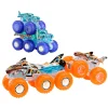Hot Wheels Monster Trucks Power Smashers: Mega-Wrex y Tiger Shark