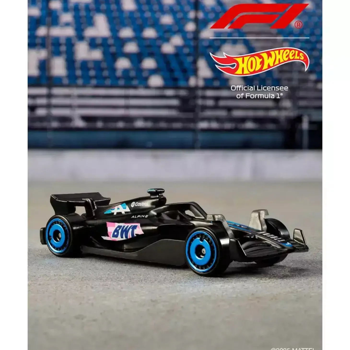 Hot Wheels Pack 5 Coches Formula 1 – Modelos de equipos oficiales a escala 1:64