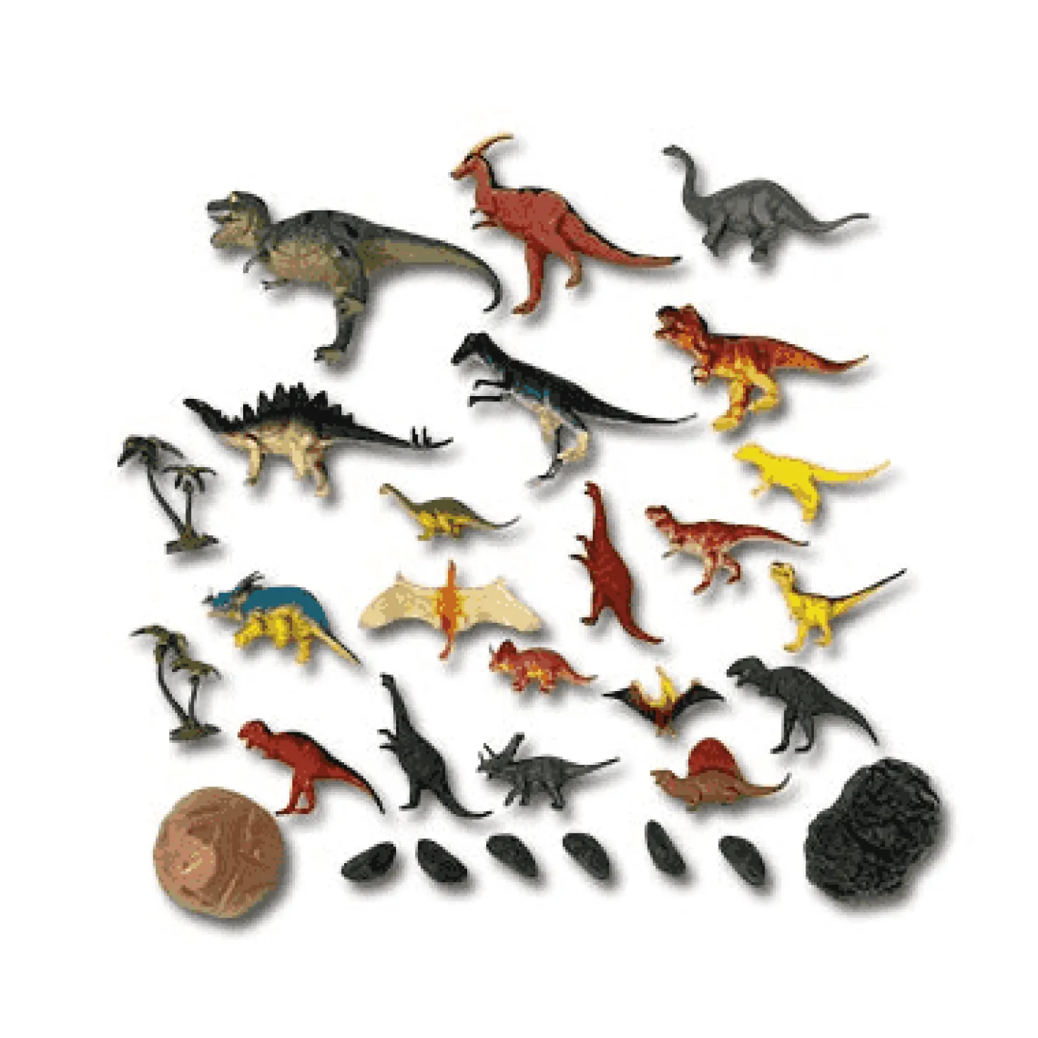 Huevo Dinos 30 Piezas – Set de Dinosaurios y Accesorios World Planet