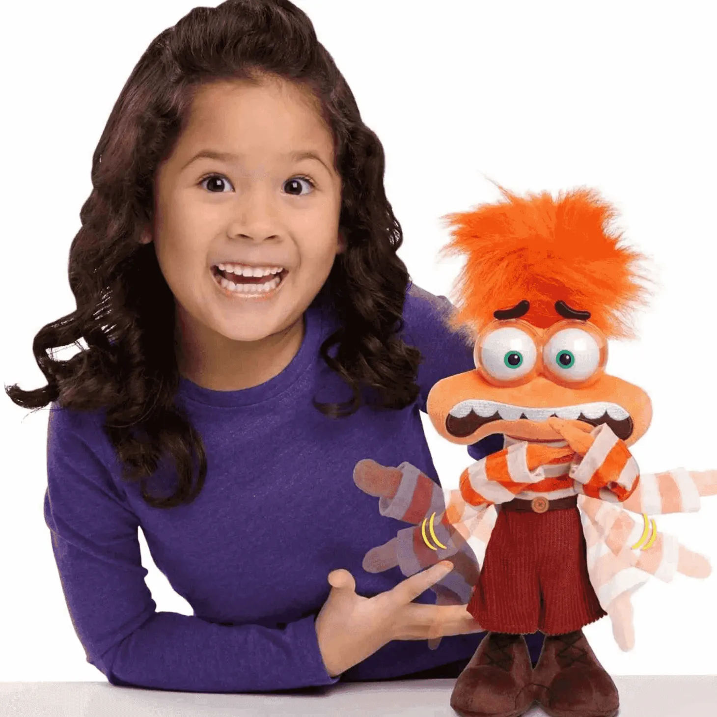 Inside Out 2 Peluche Interactivo Ansiedad 35 cm