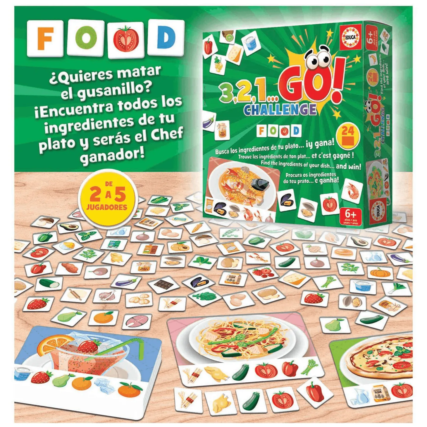 Juego 321.. GO! Challenge Food
