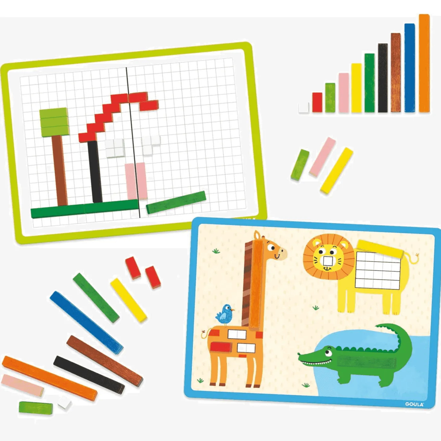 Juego Actividades Con Regletas | Juguetes de Madera