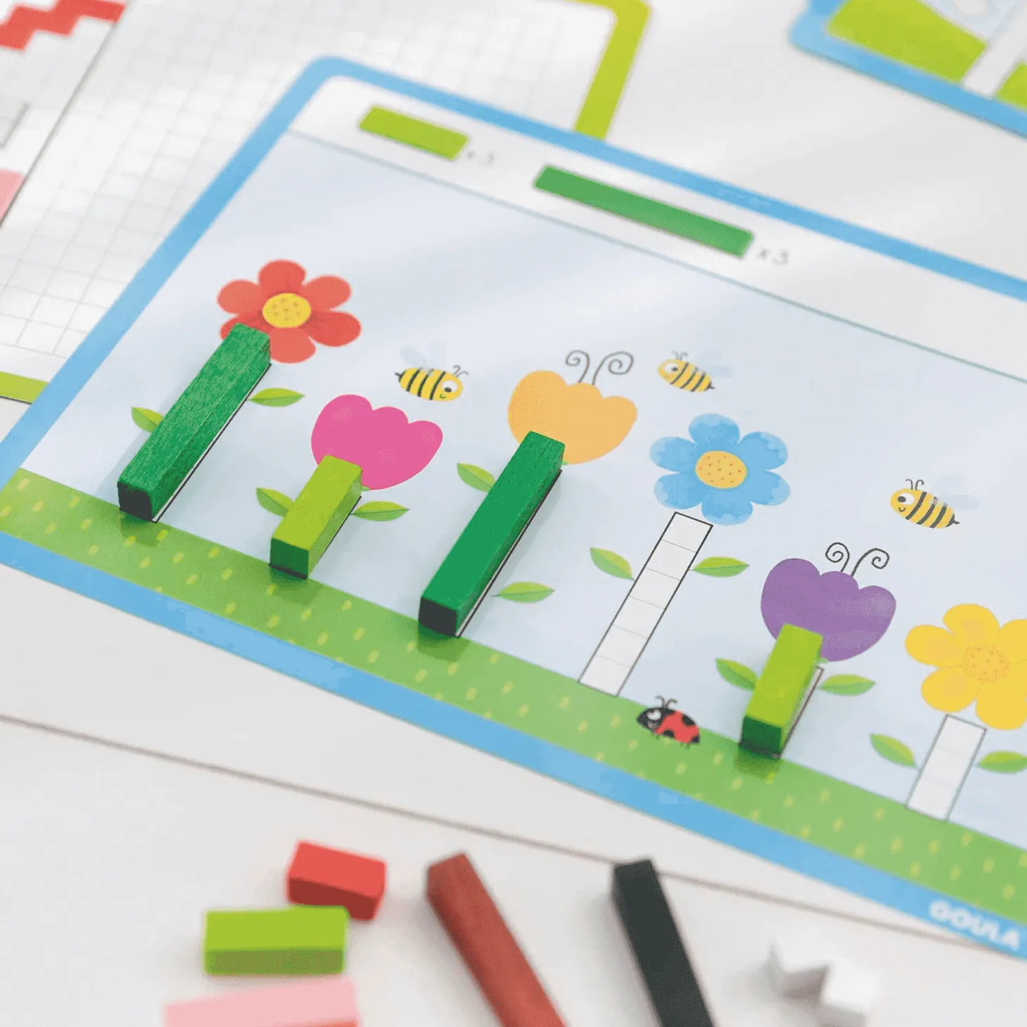 Juego Actividades Con Regletas | Juguetes de Madera