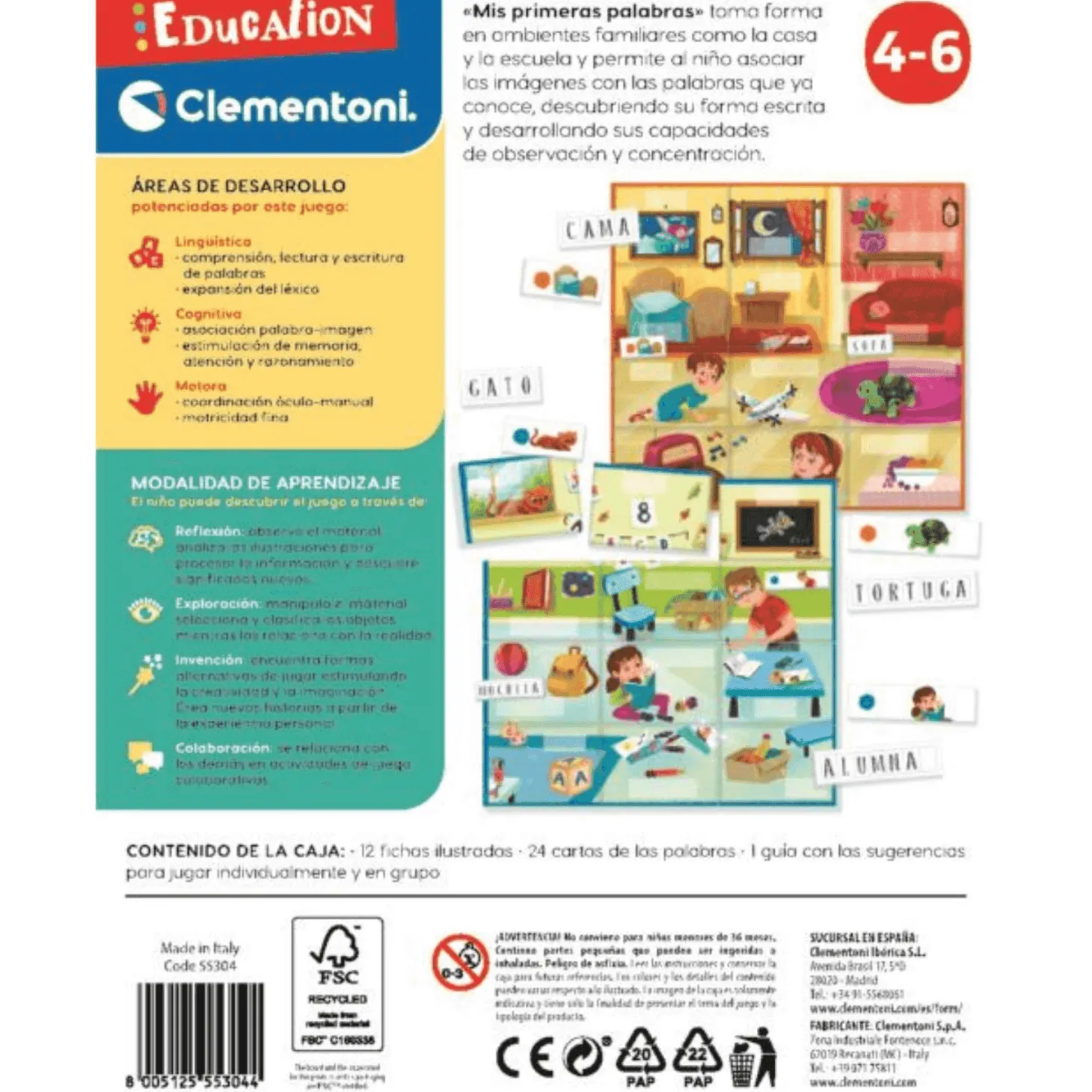 Juego Aprendiendo Mis Primeras Palabras