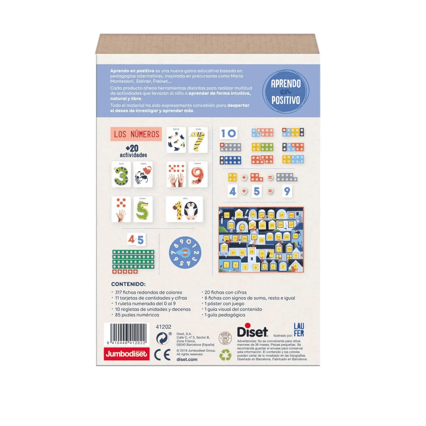 Juego Aprendo En Positivo Los Números