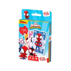 Juego de cartas Fournier 4 en 1 de Spiderman Marvel