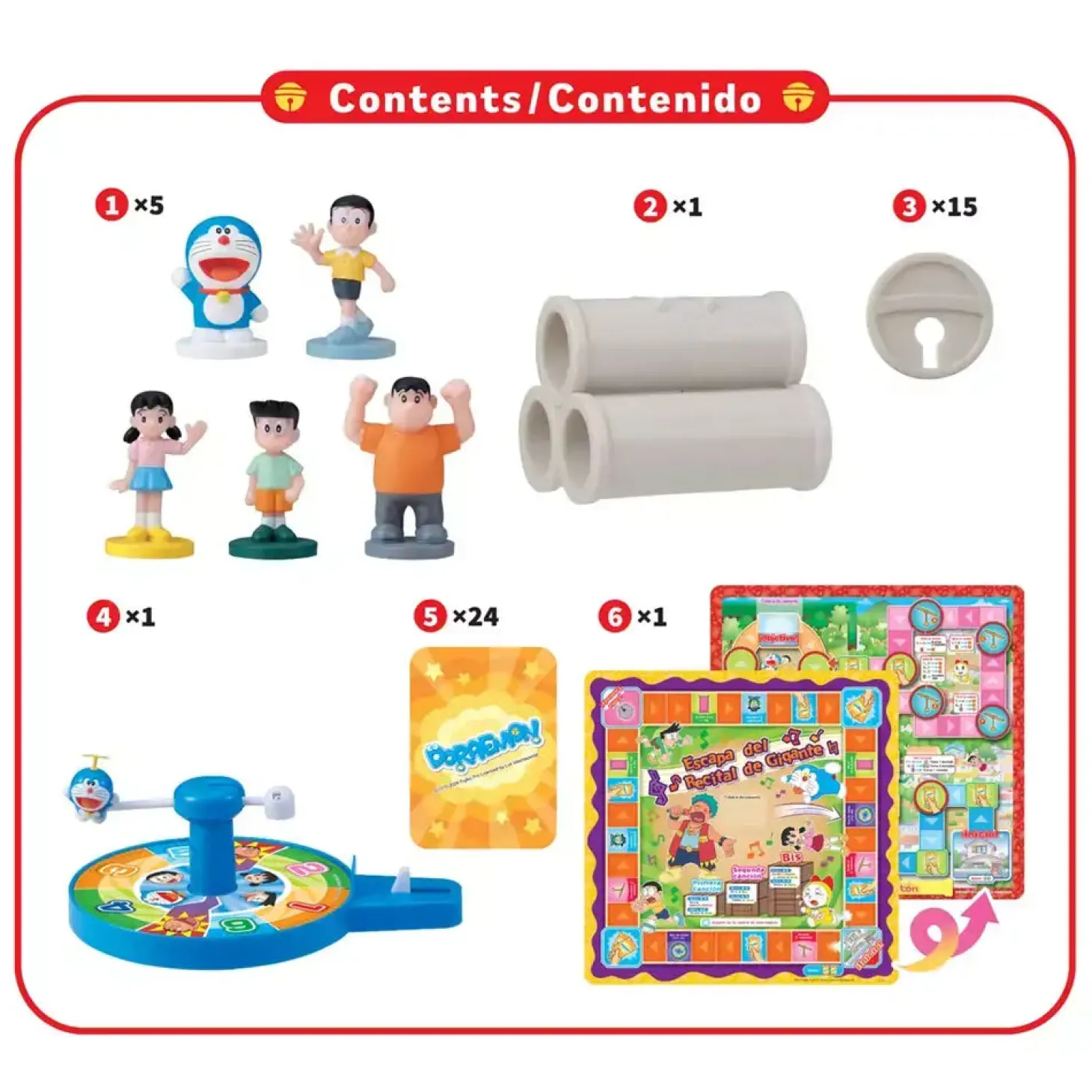 Juego de mesa Doraemon El Juego del Gigante