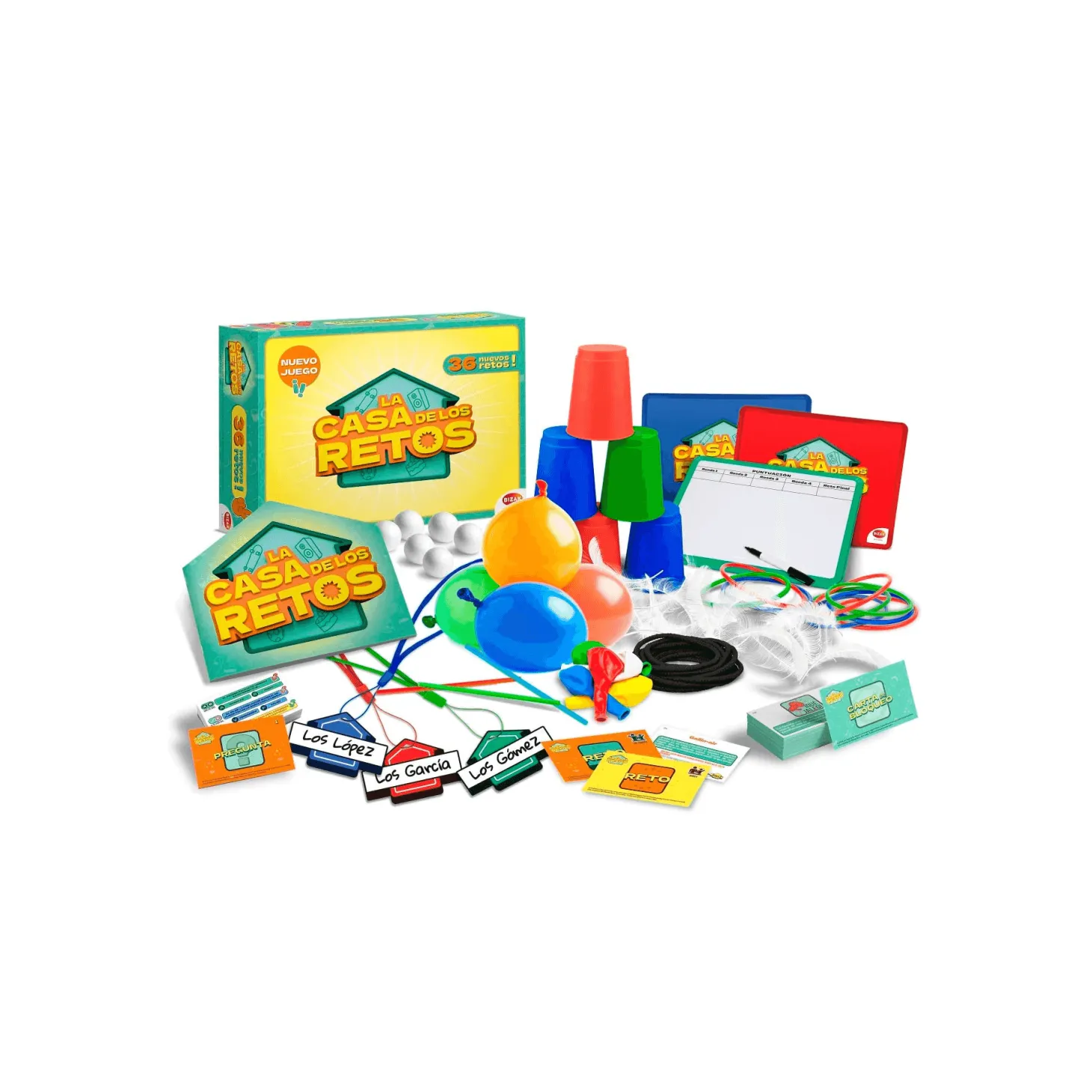 Juego de Mesa La Casa de los Retos: Desafíos Familiares y Nuevos Juegos 2024