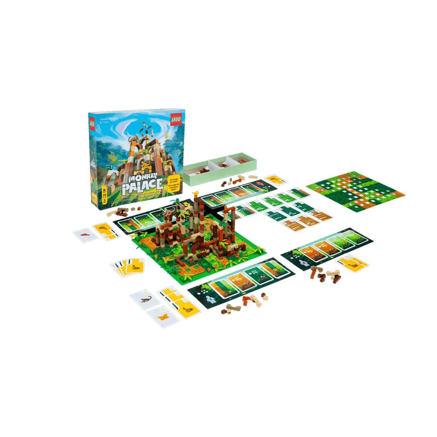 Juego de Mesa Monkey Palace: Construye el Palacio del Mono