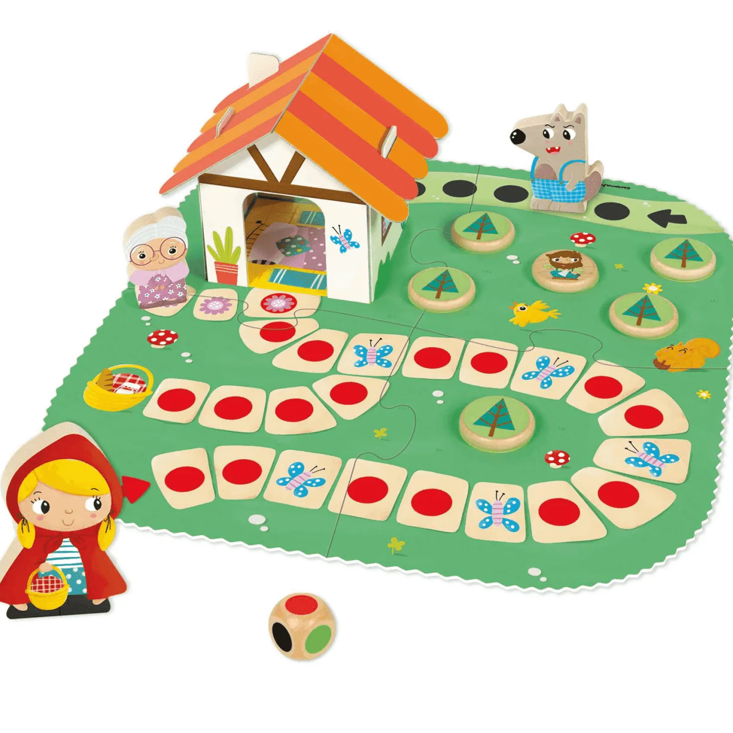 Juego De Mesa Preescolar Caperucita Roja