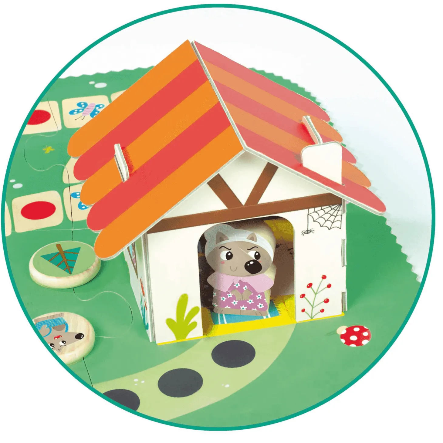 Juego De Mesa Preescolar Caperucita Roja