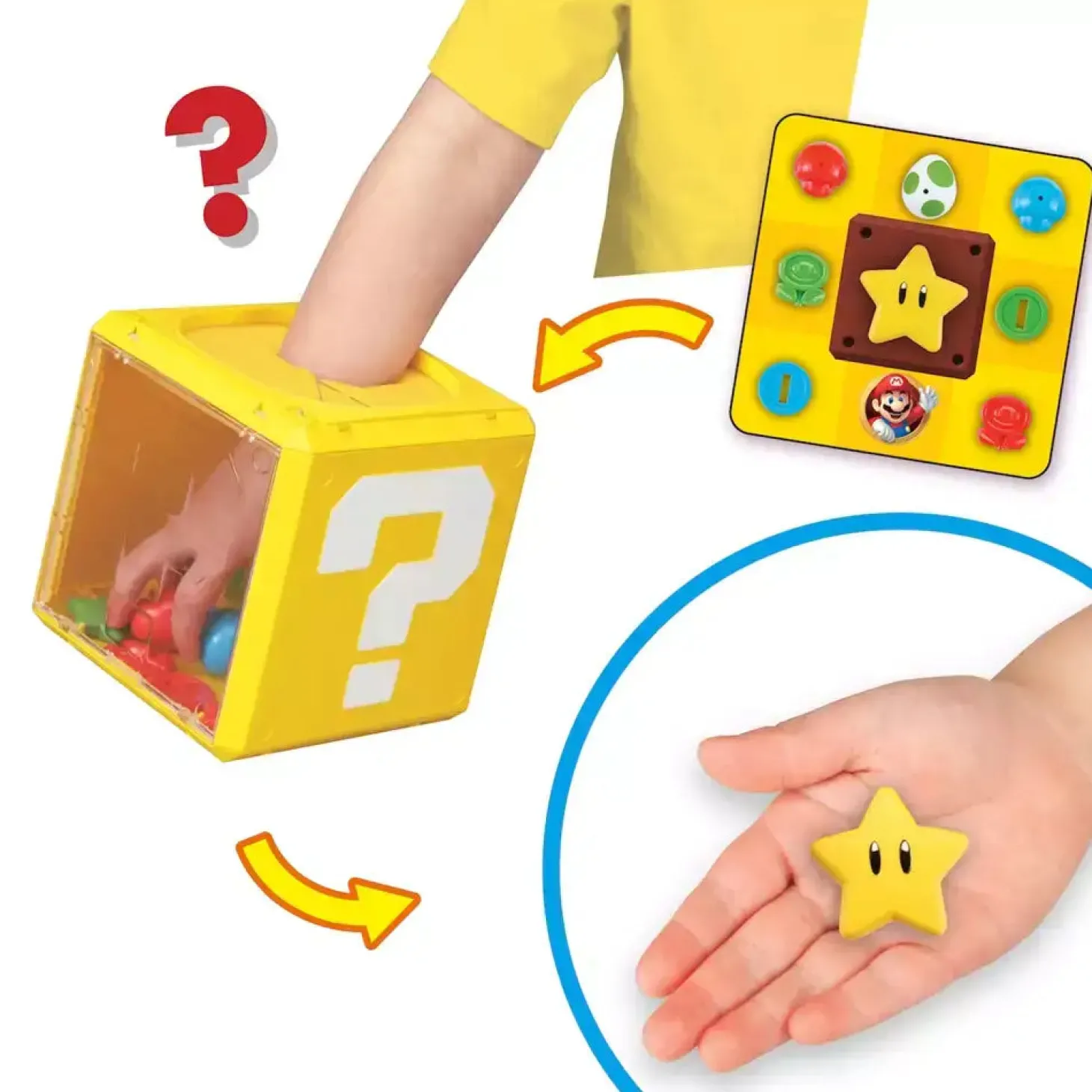 Juego de mesa Super Mario Question Block Game