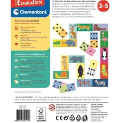 Juego Dominó Números y Animales