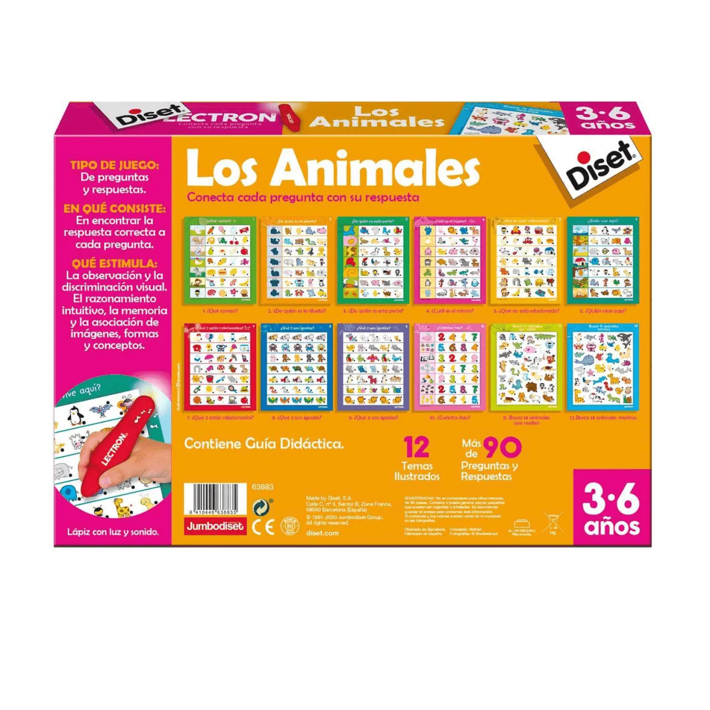 Juego Educativo Lectron Los Animales
