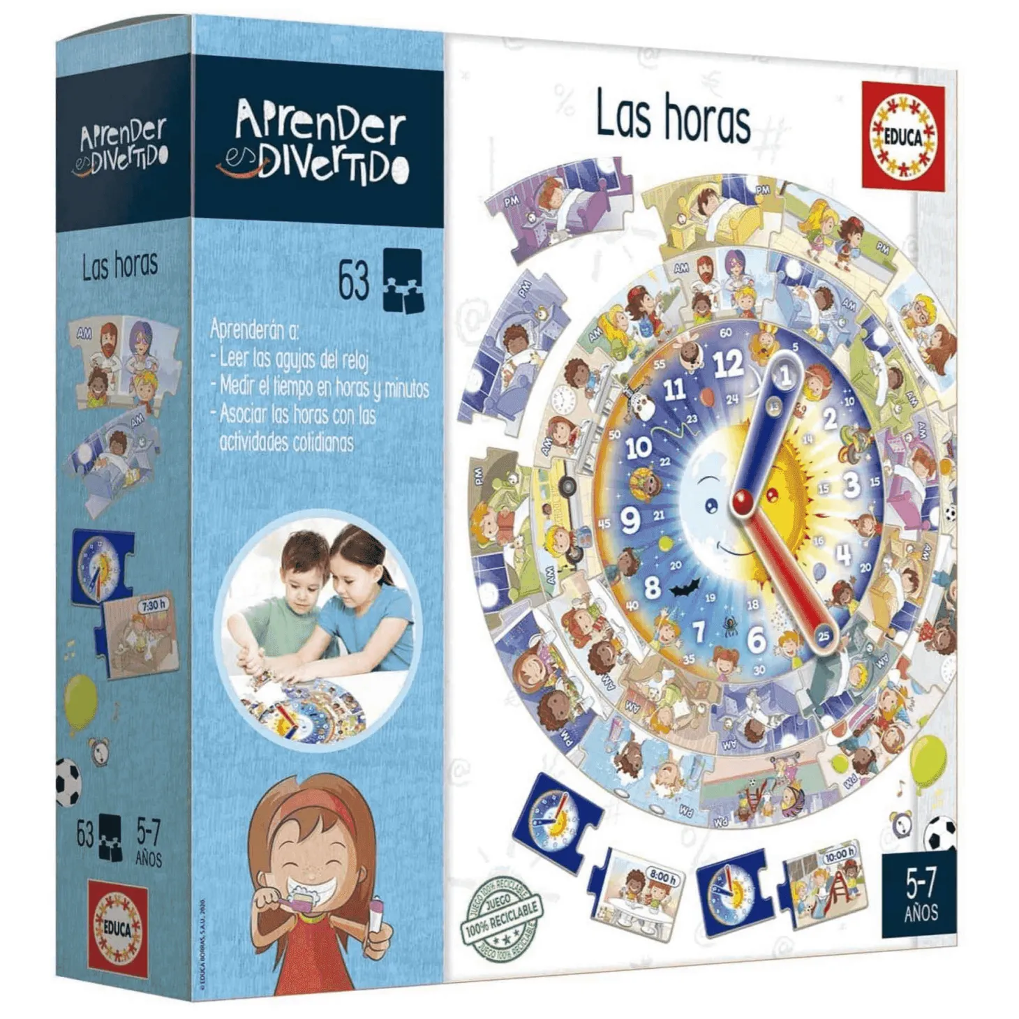 Juego Las Horas | Aprender es Divertido