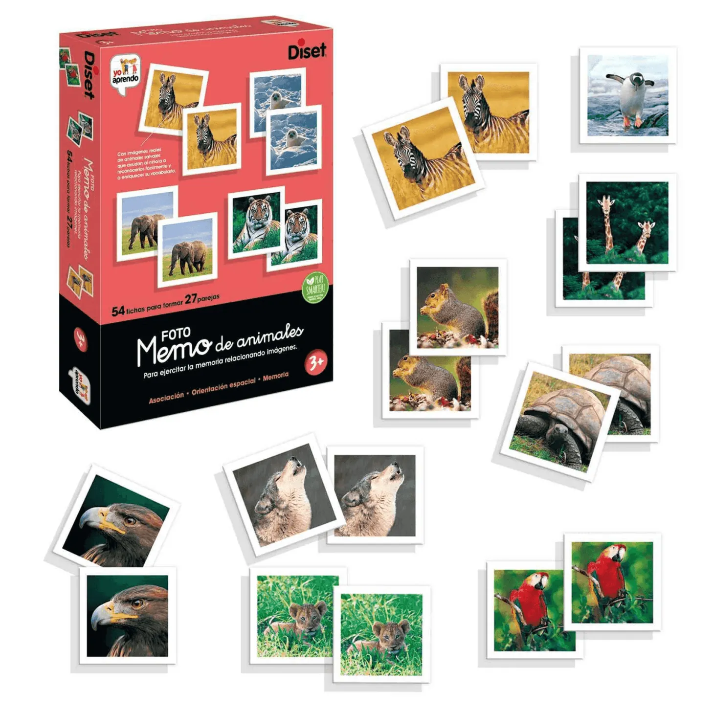 Juego Memoria Meto Photo Animales