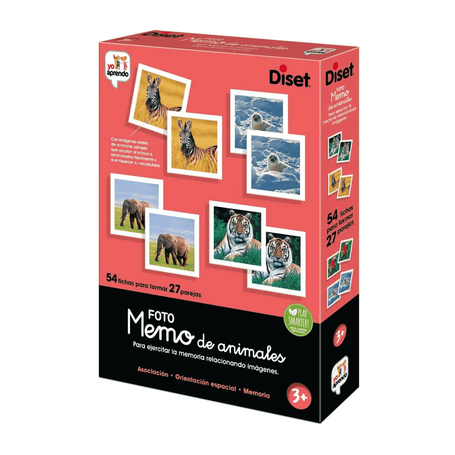 Juego Memoria Meto Photo Animales
