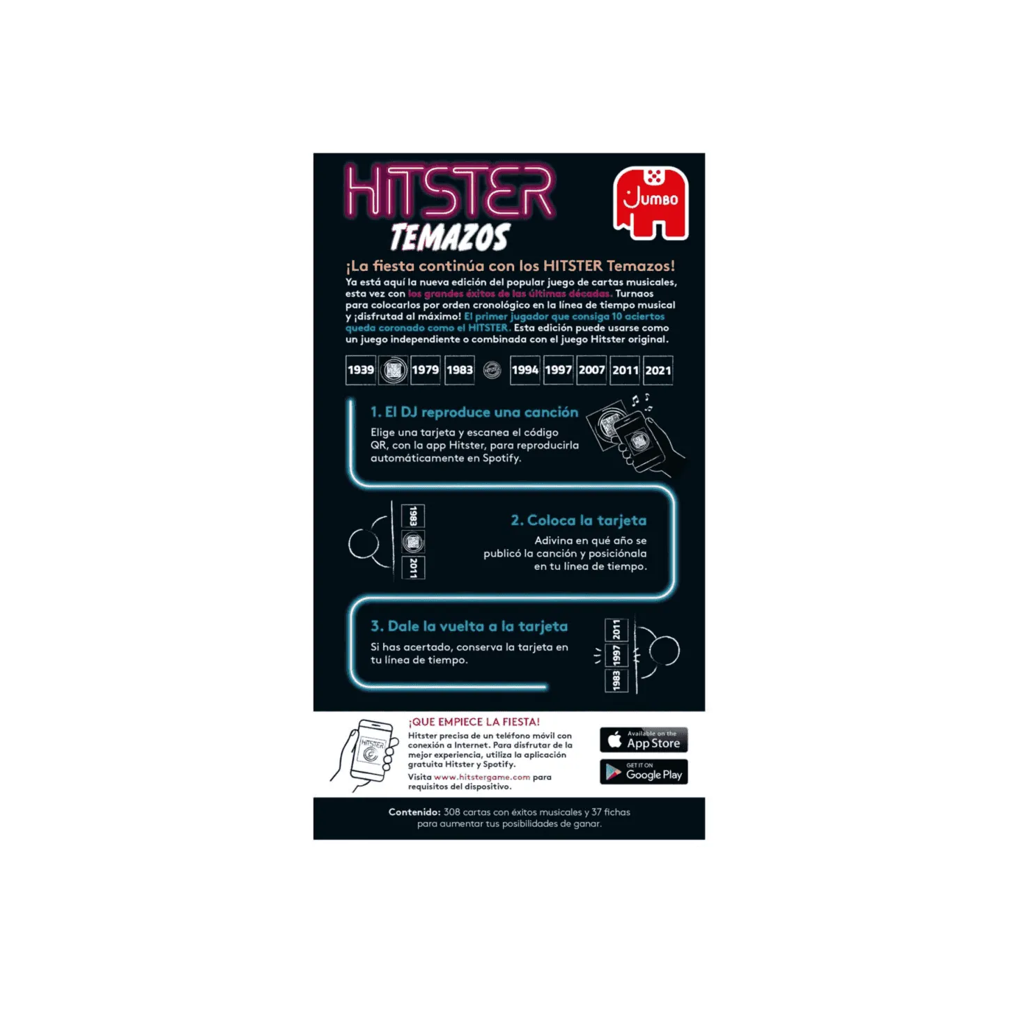 Juegos Hitster Temazos DISET +16 años