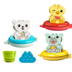 Juguete para construir Mi Primer LEGO DUPLO 10965 Diversión en el Baño: Tren de los Animales Flotant