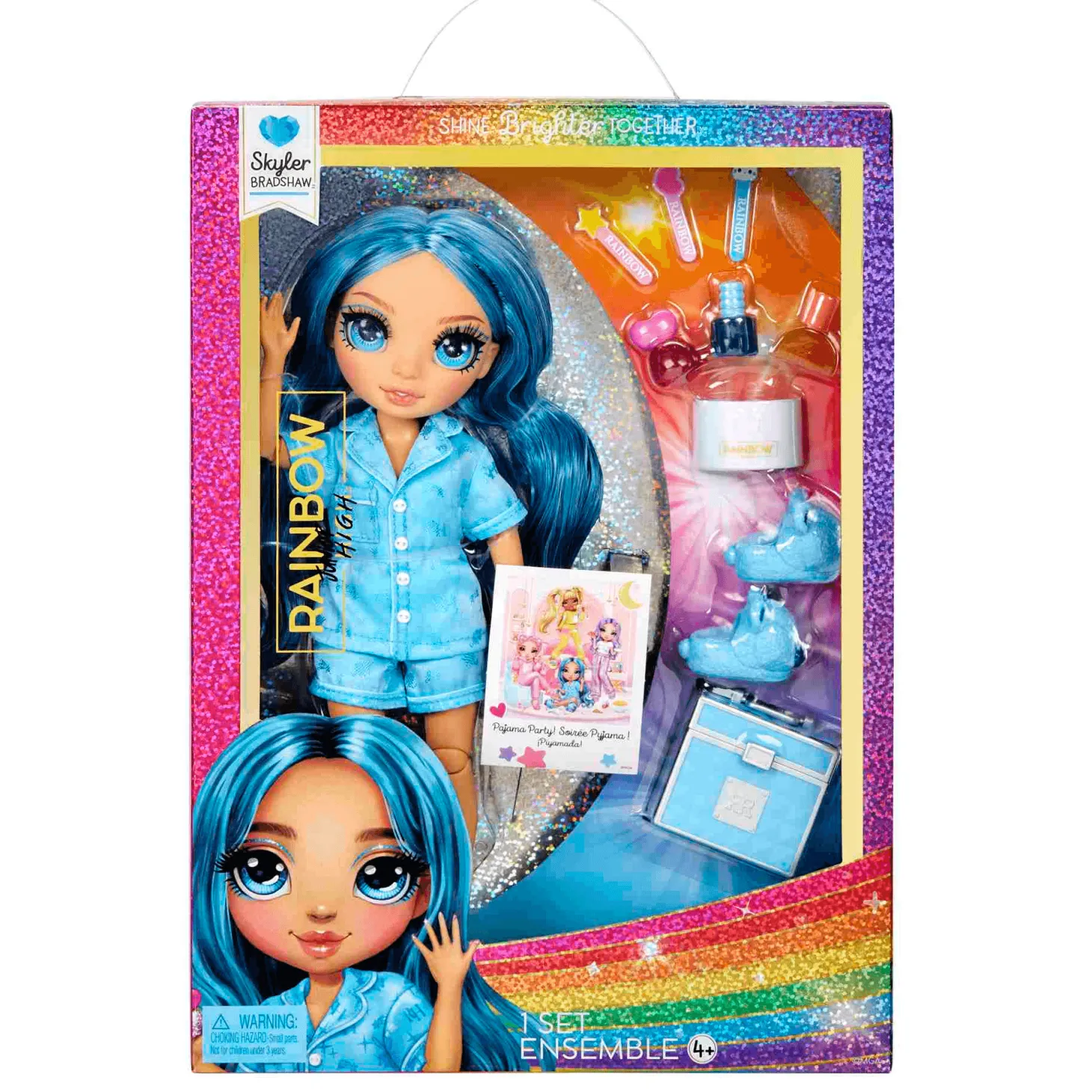 Junior High Muñeca Fiesta De Pijamas Skyler Blue