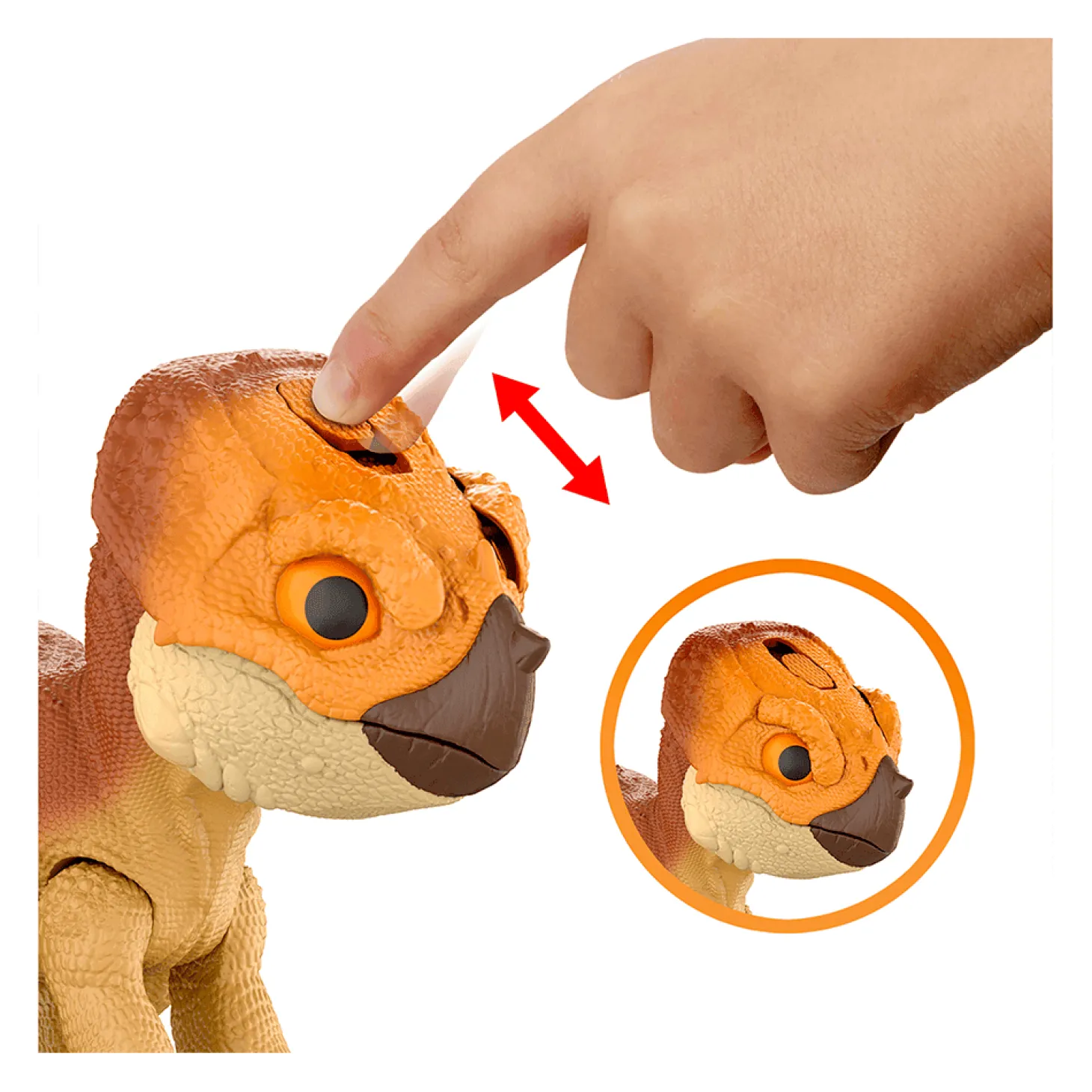 Jurassic World Furia Aplacada Aquilops “Dolores” – Dinosaurio interactivo electrónico