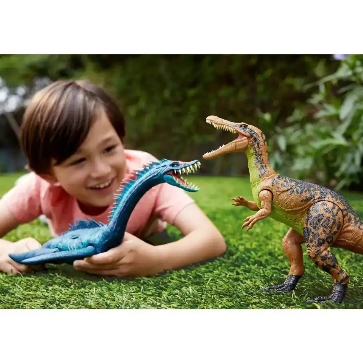 Jurassic World RASTREADORES GIGANTES Estixosaurio - Juguete de Jurassic World