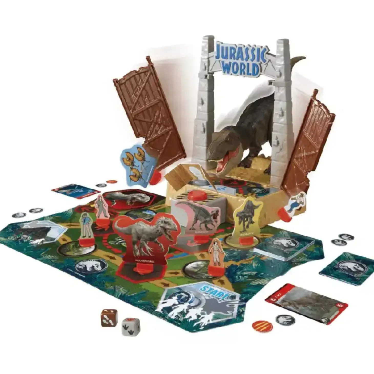 Jurassic World T-Rex Panic! – Juego de Mesa de Aventura