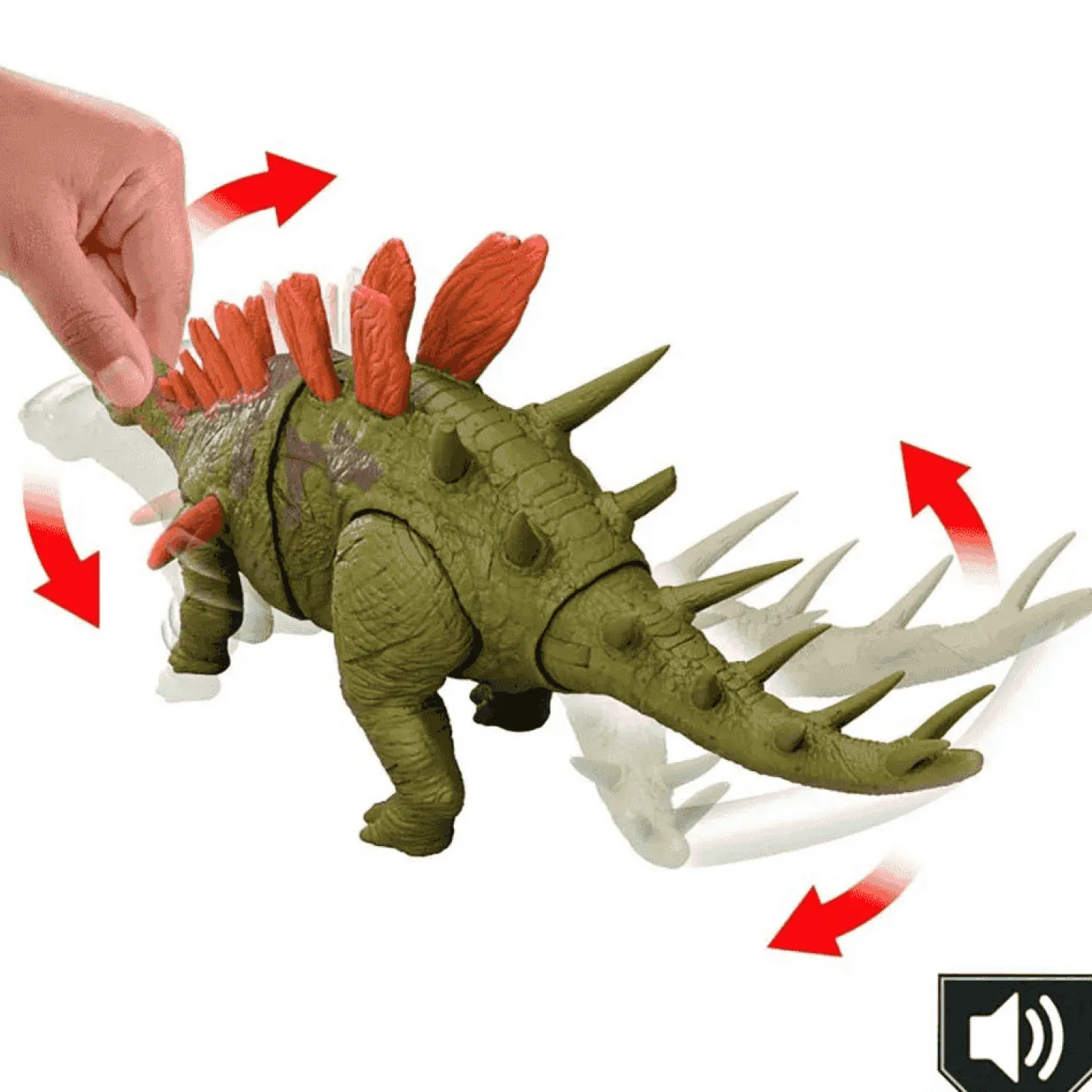 KENTROSAURUS Jurassic World Roar Salvaje Dino