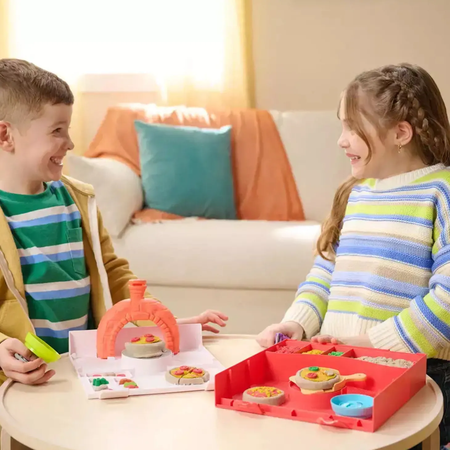 Kinetic Sand Squish Pizza – Kit creativo de pizzas mágicas