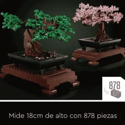 Kit de construcción LEGO 10281 Bonsái (878 piezas)