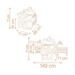 La Casa de los Bebés Baby Nurse – Centro de Juego Plegable