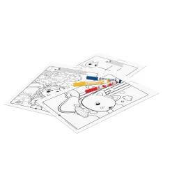 Álbum para colorear la casa de muñecas de Gabby lavable de Crayola