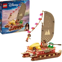 LEGO | Disney Canoa de Aventuras de Vaiana Juguete 43270