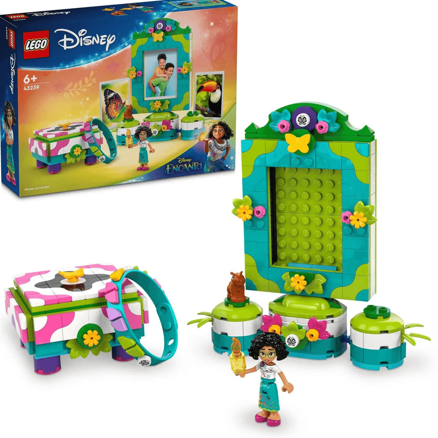 LEGO | Disney Encanto Marco de Fotos y Joyero de Mirabel 43239