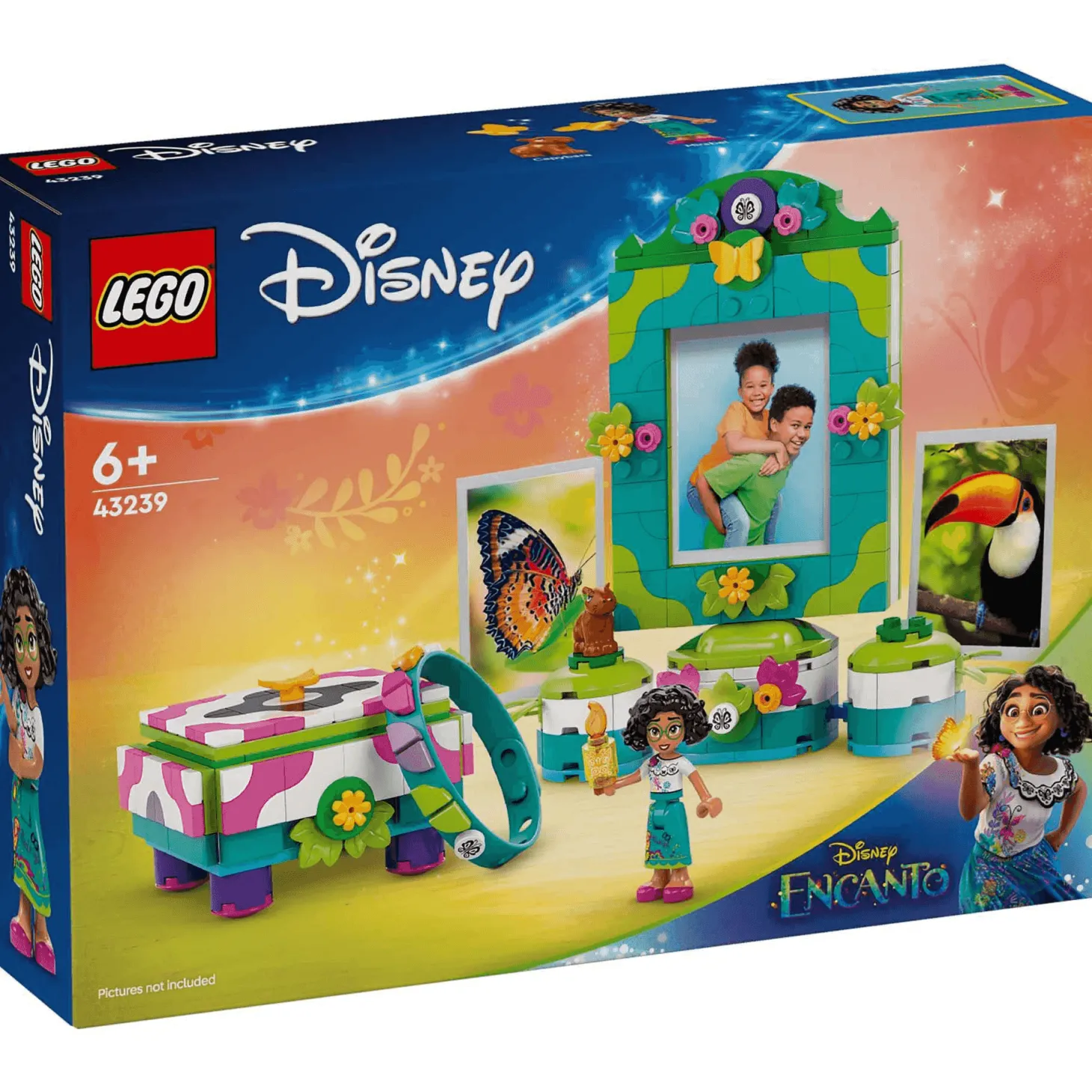 LEGO | Disney Encanto Marco de Fotos y Joyero de Mirabel 43239