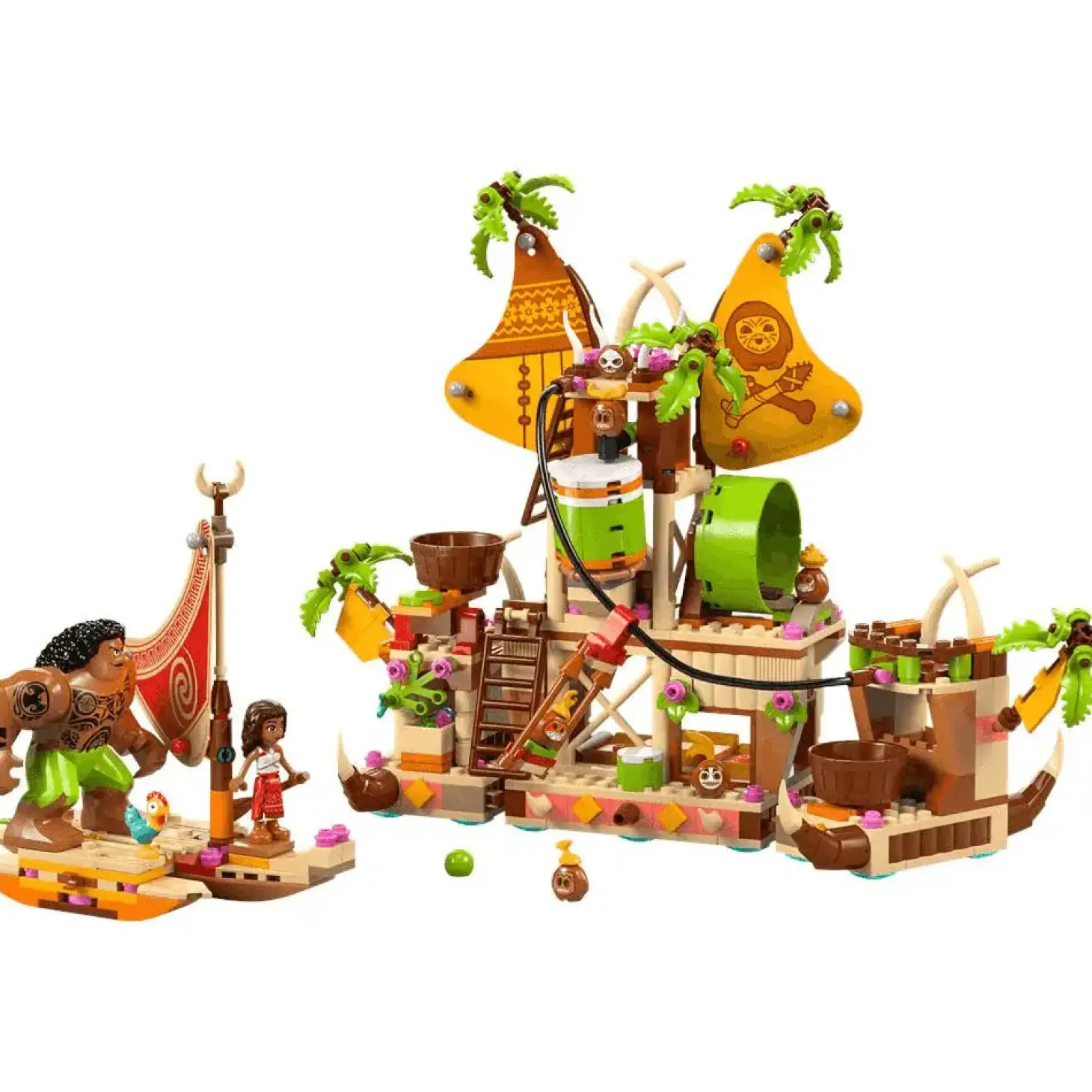 LEGO | Disney Vaiana 2 Barcaza de los Kakamora Set 43258