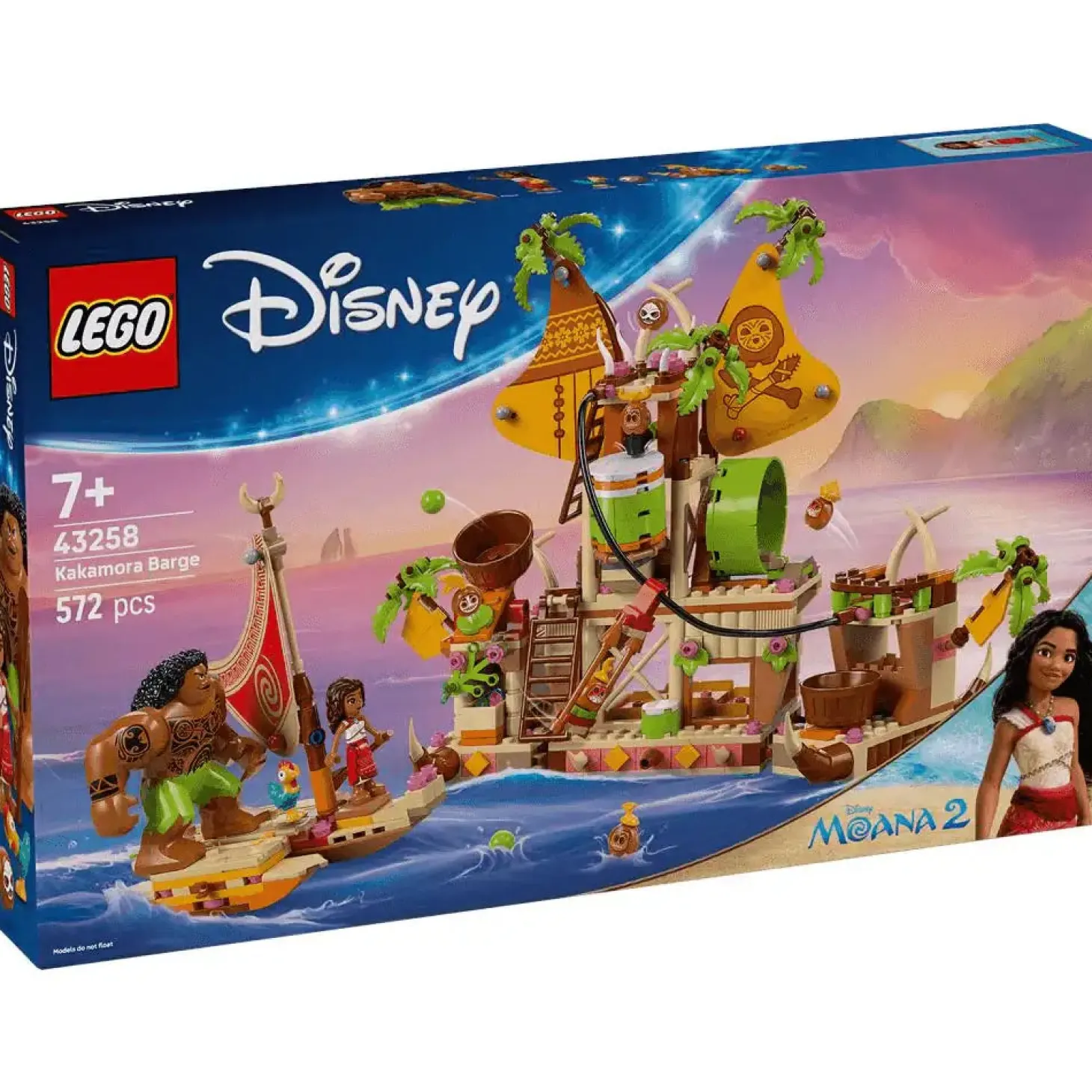 LEGO | Disney Vaiana 2 Barcaza de los Kakamora Set 43258