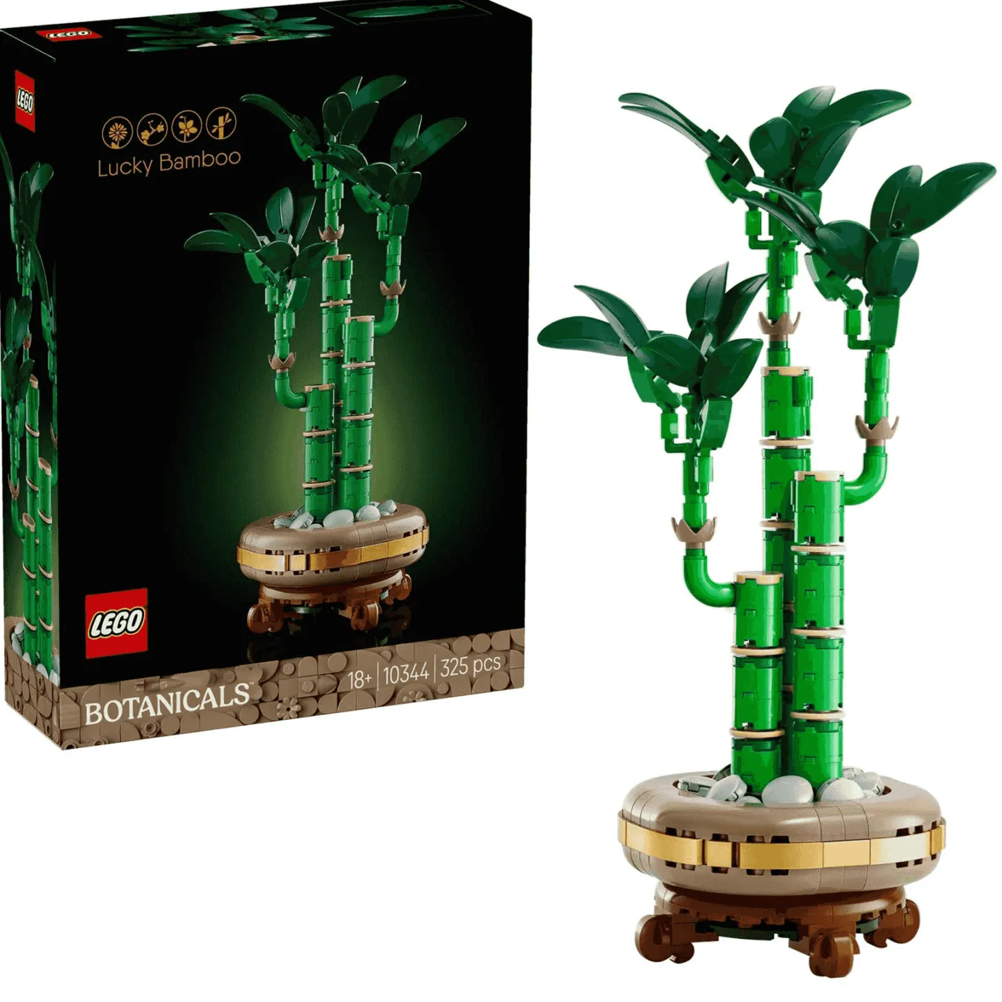 LEGO Botanical Bambú de la Suerte Planta decorativa 10344
