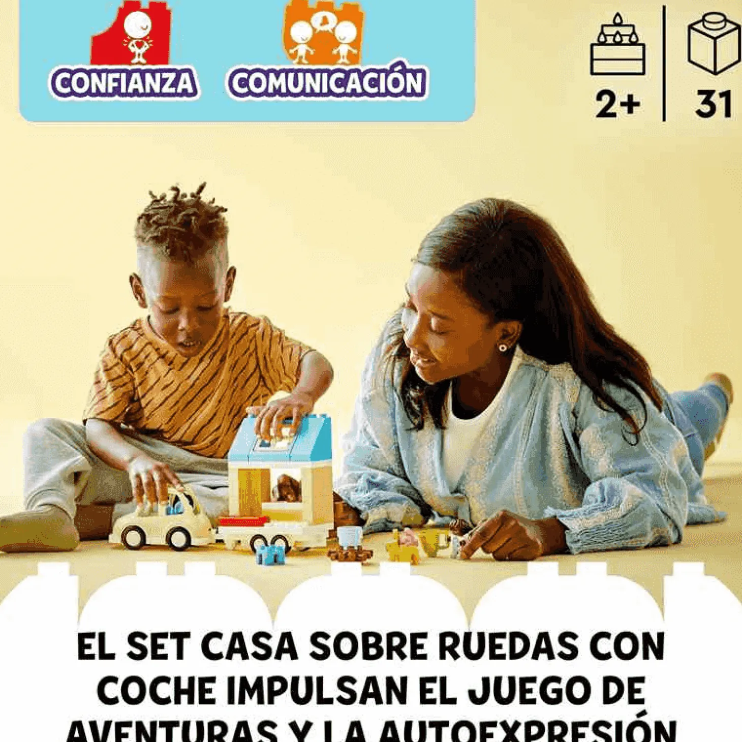 LEGO Casa Familiar con Ruedas