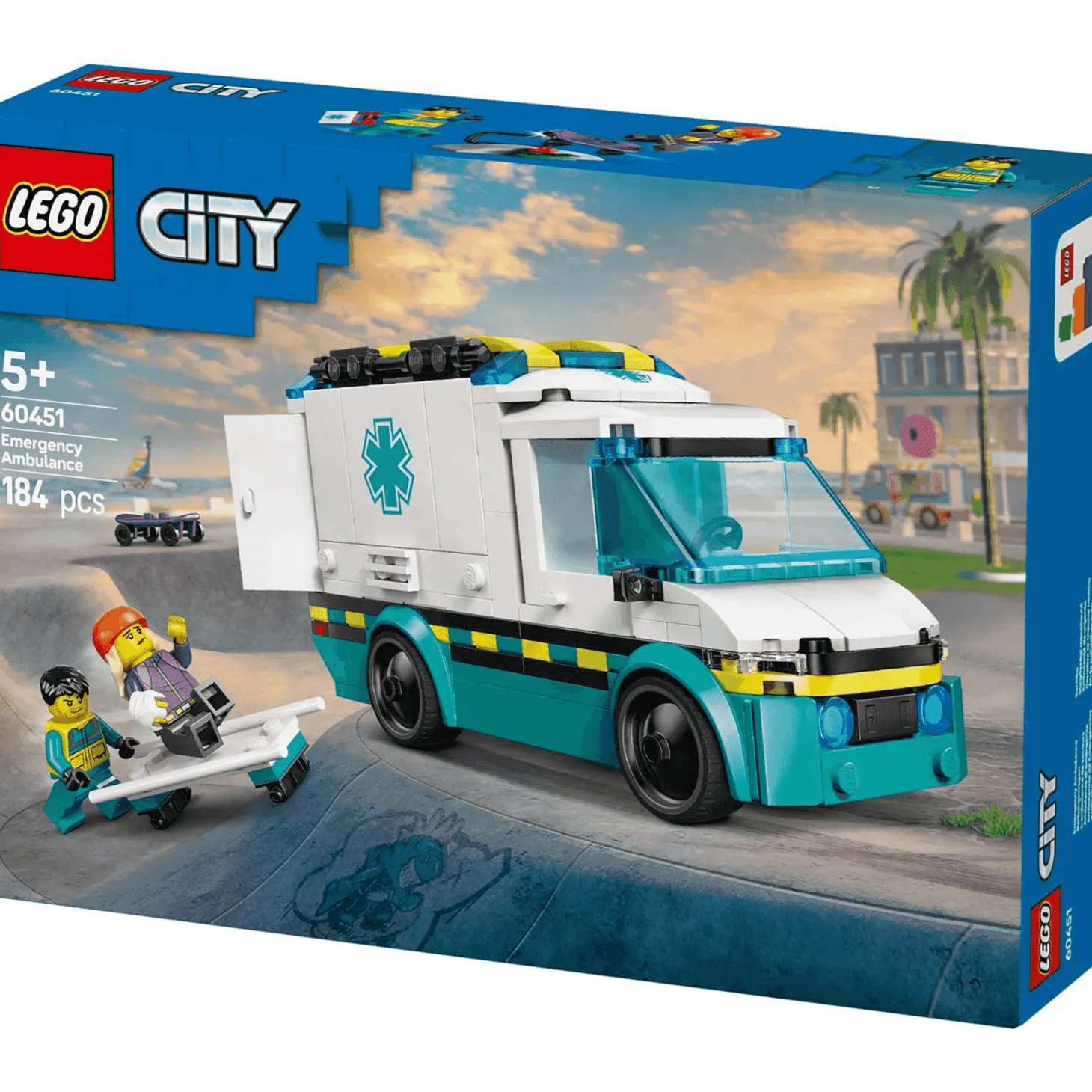 LEGO City Ambulancia de Emergencias Set construible 60451