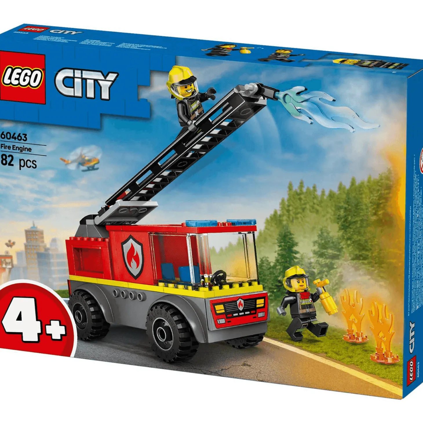 LEGO City Camión de Bomberos con Escalera Juguete 60463