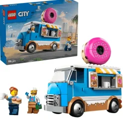 LEGO City Camión de Dónuts Juego, vehículo de juguete 60452