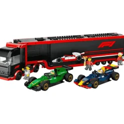 LEGO City Camión de F1 con Coches de F1 RB20 y AMR24 60445