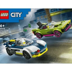 LEGO City Coche de Policía y Potente Deportivo Set 60415