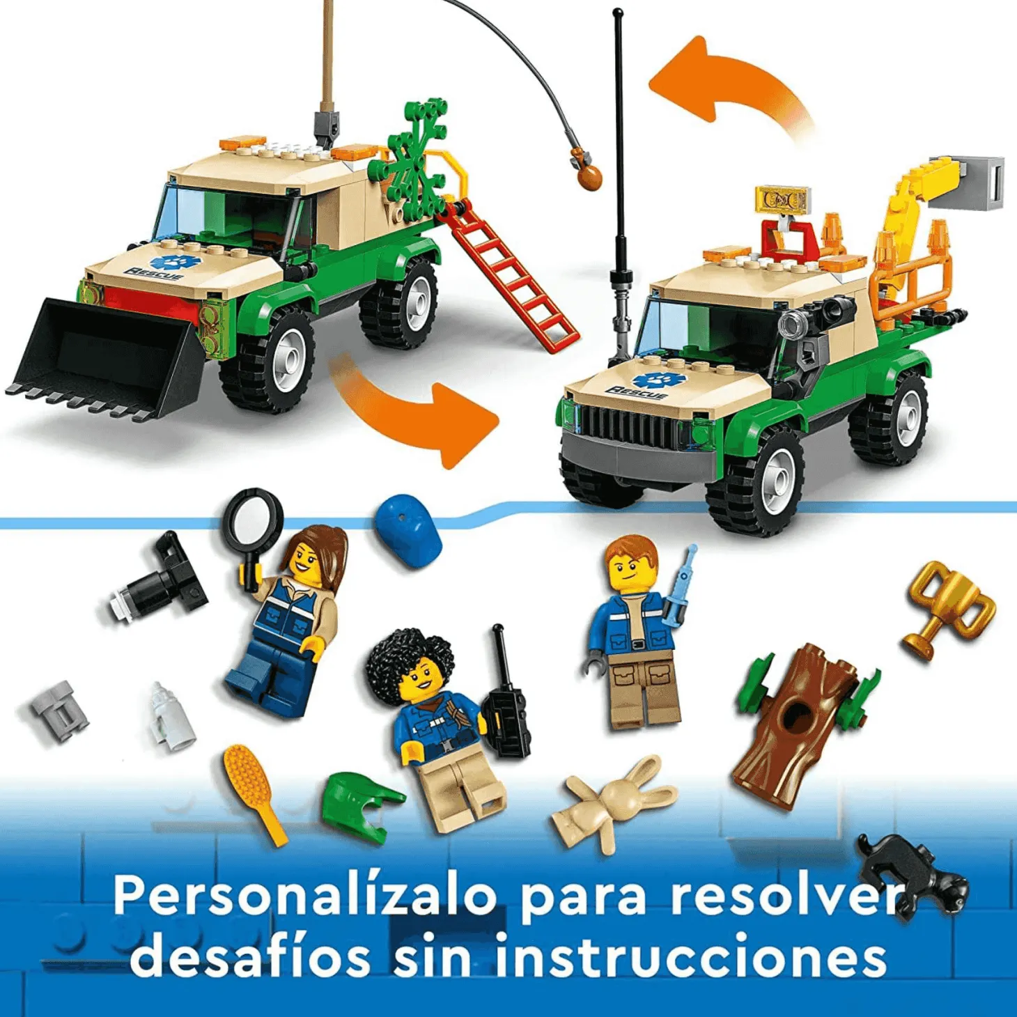 LEGO City Misiones de Rescate de Animales Salvajes 60353