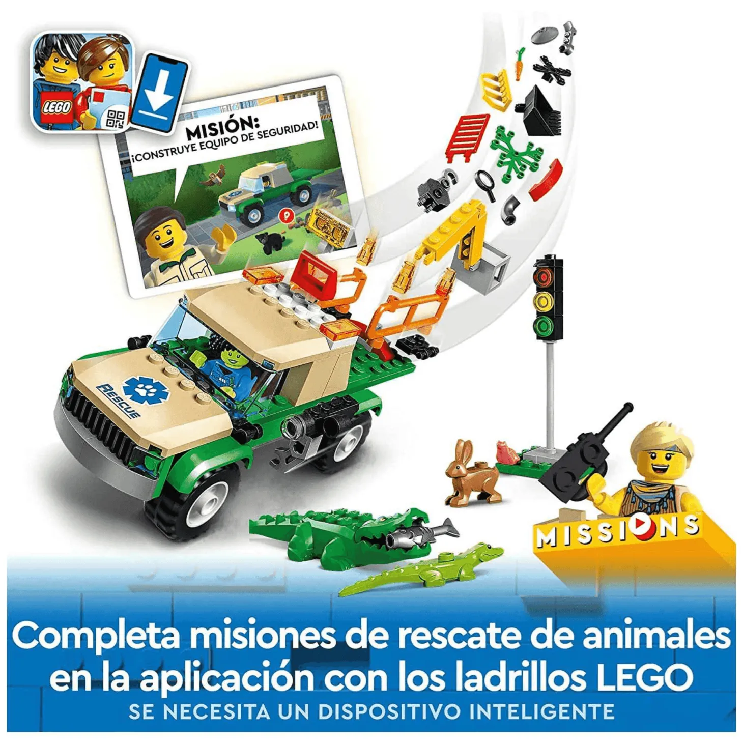 LEGO City Misiones de Rescate de Animales Salvajes 60353