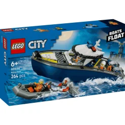 LEGO City Persecución en Barco de Policía Juguete 60456