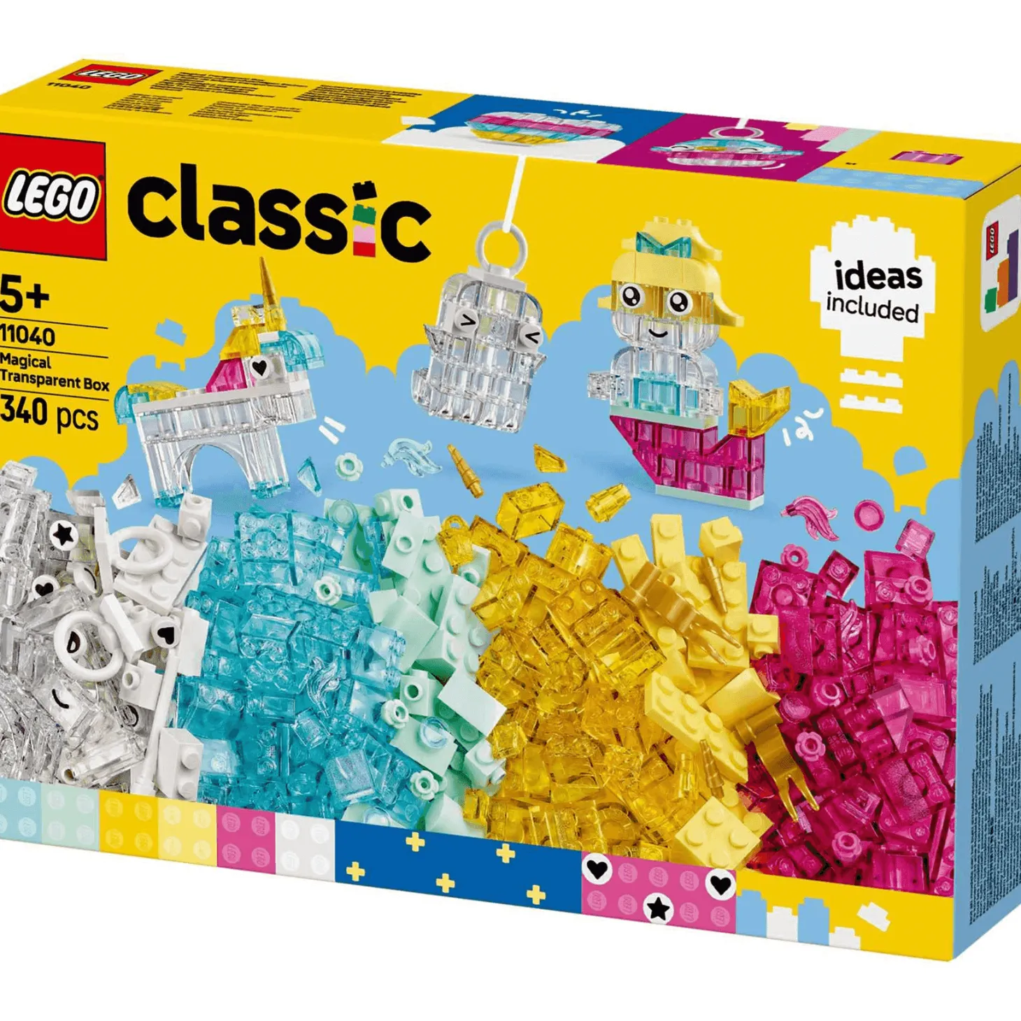 LEGO Classic Caja de Magia Transparente Ladrillos 11040