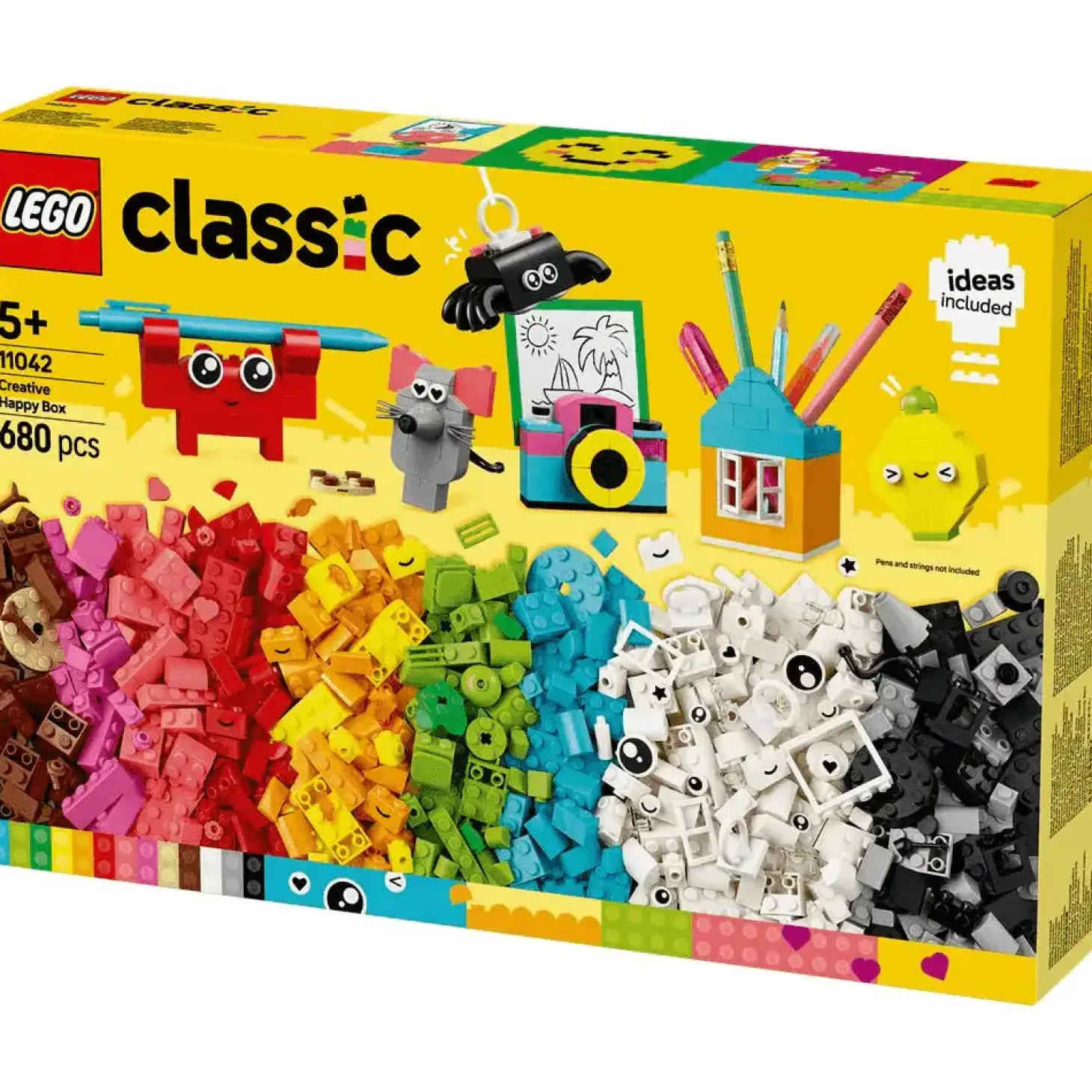 LEGO Classic Caja Feliz Creativa Ladrillos de colores 11042